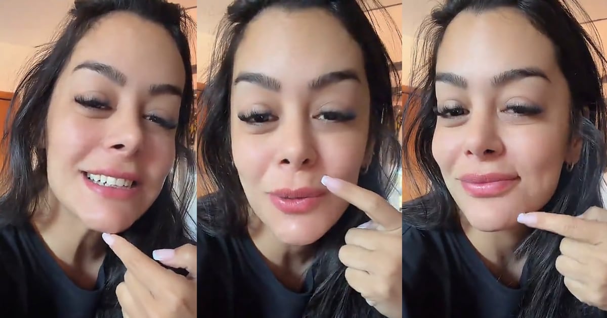 Larissa Riquelme presume sus hoyuelos tras quedar “muy flaquita”