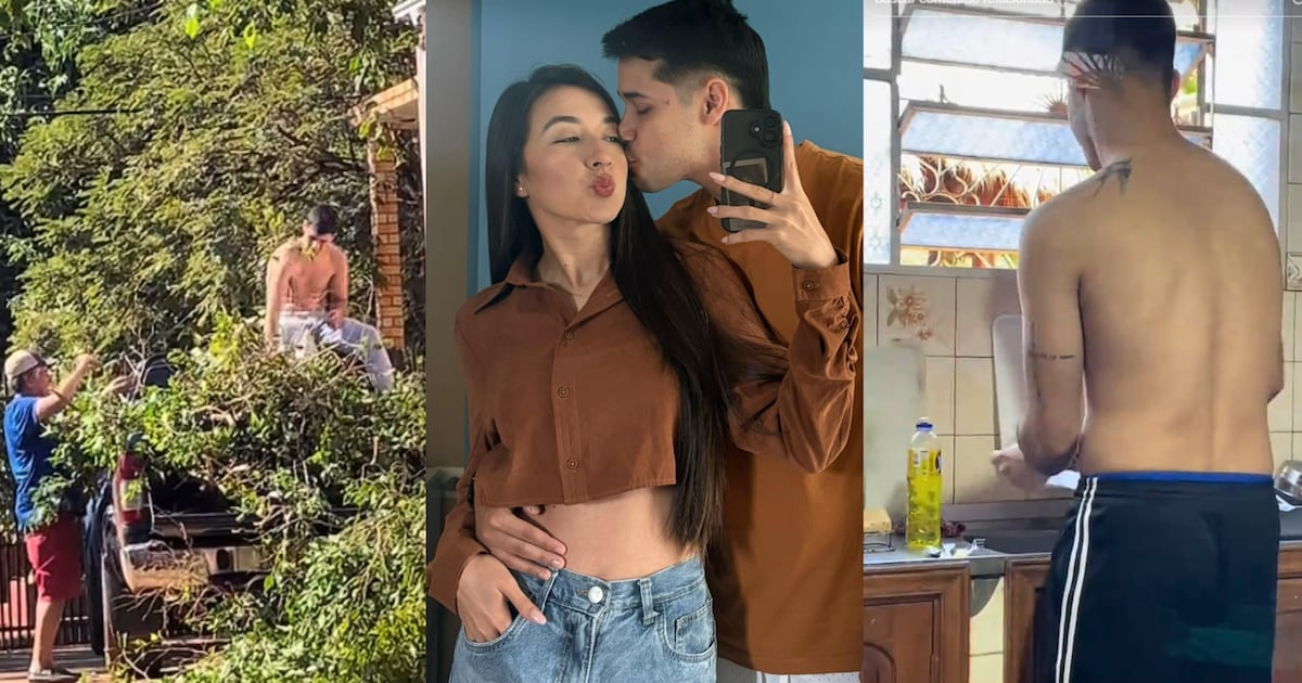 ¡No es visita! Paraguaya presume que su novio llega a su casa y hace de todo