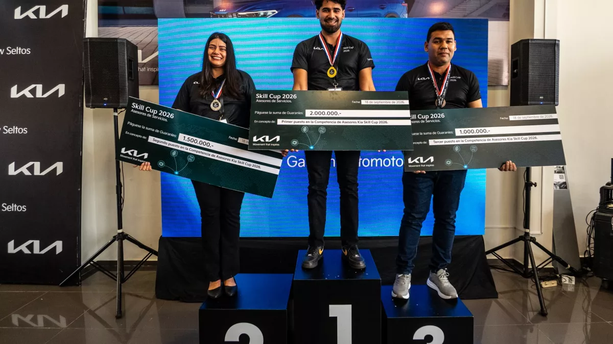 Kia Paraguay premia la excelencia en posventa: el ganador del "Kia Skill Cup" representará al país en Honduras