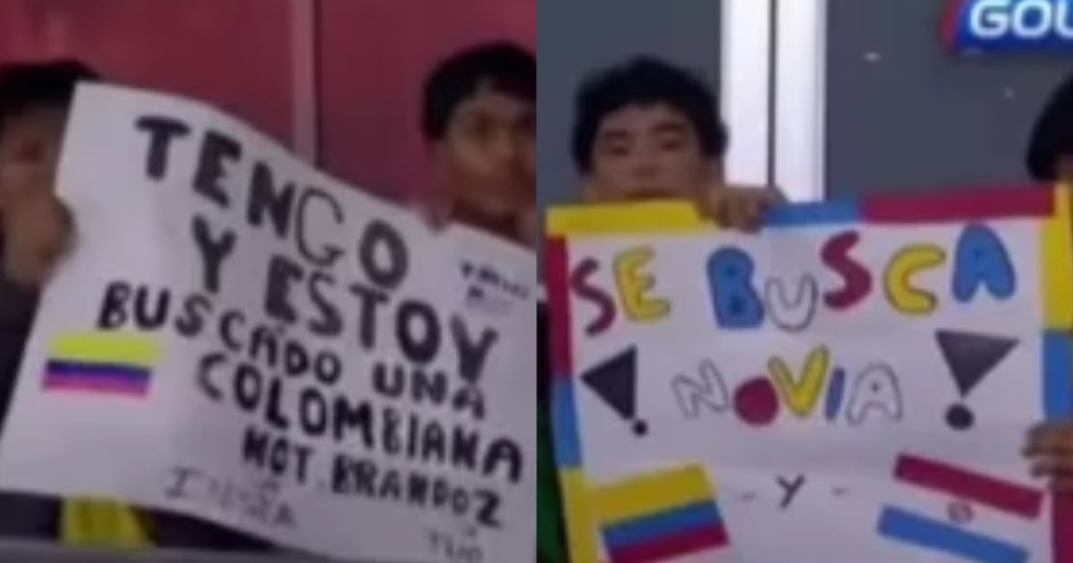 ¿Tinder Paraguay-Colombia? Curiosos carteles en amistoso sudamericano