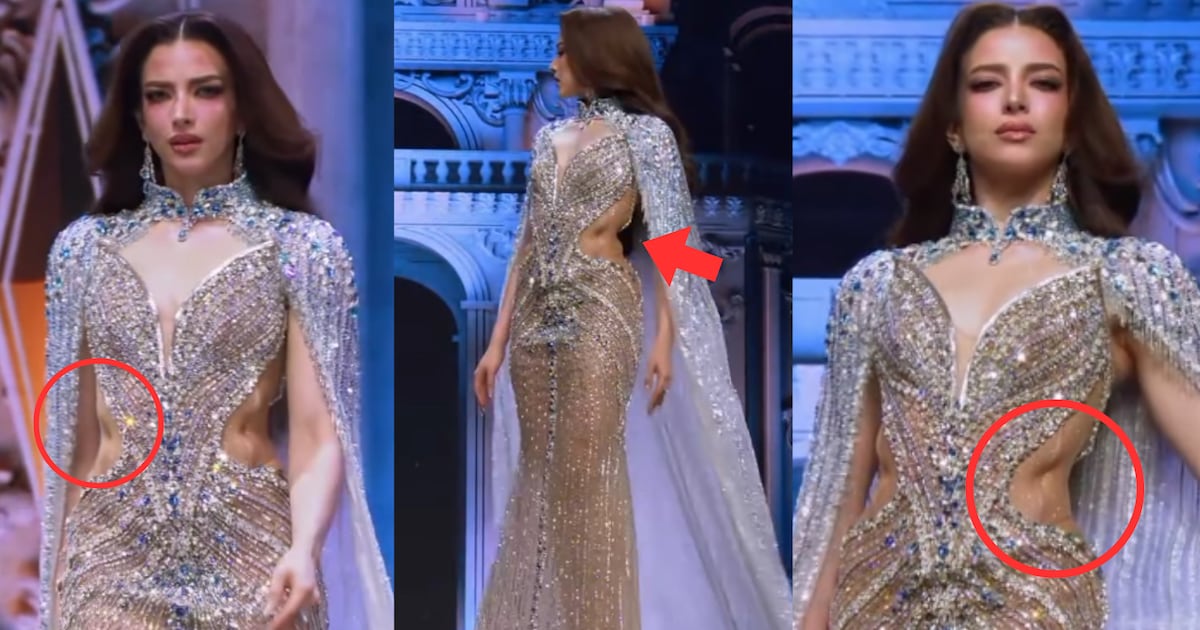 ¿Sabotaje? Revelan que el vestido de Miss Grand Paraguay habría sido adulterado