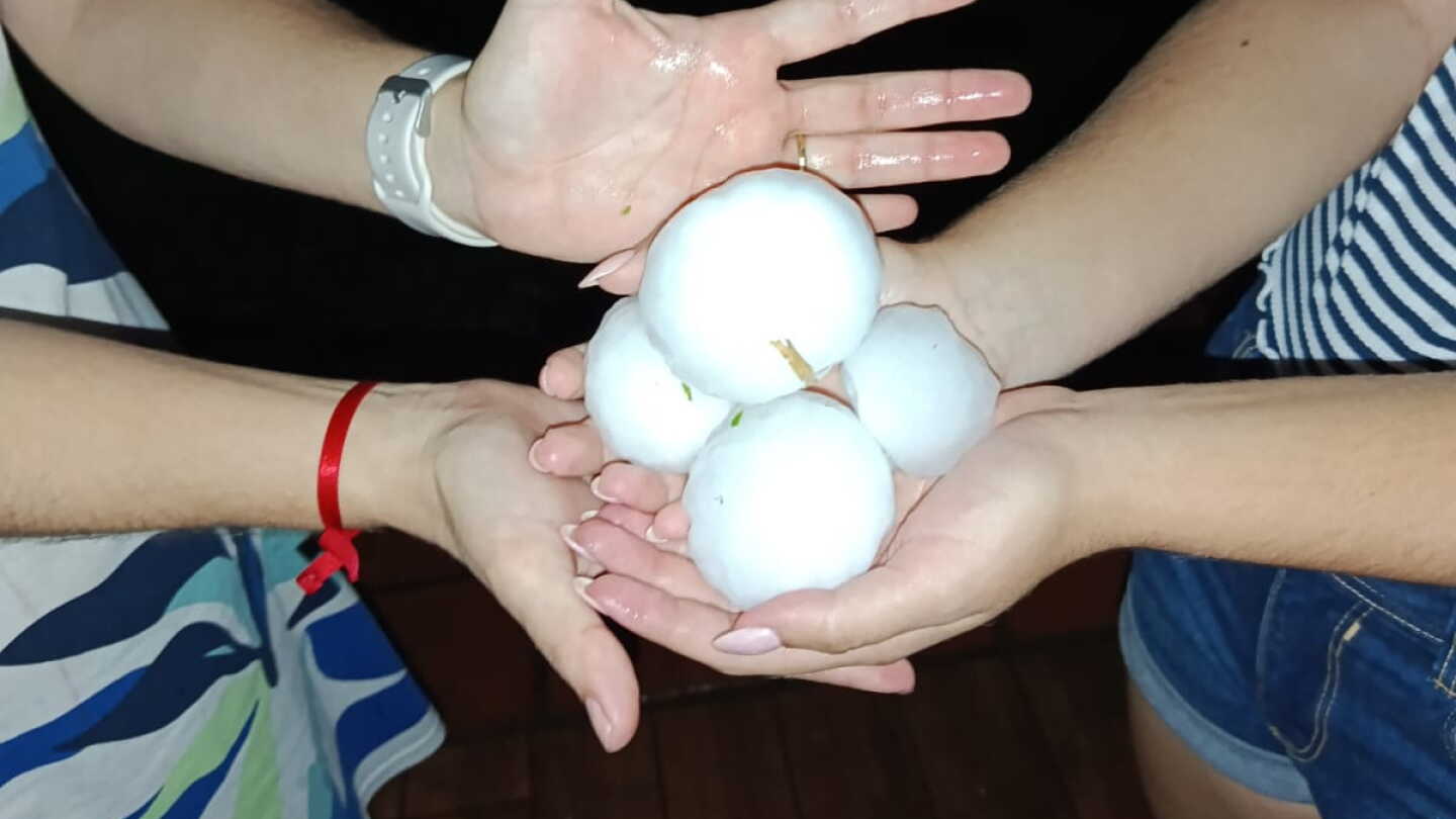 Alerta naranja: Las zonas con mayor riesgo de caída de granizo