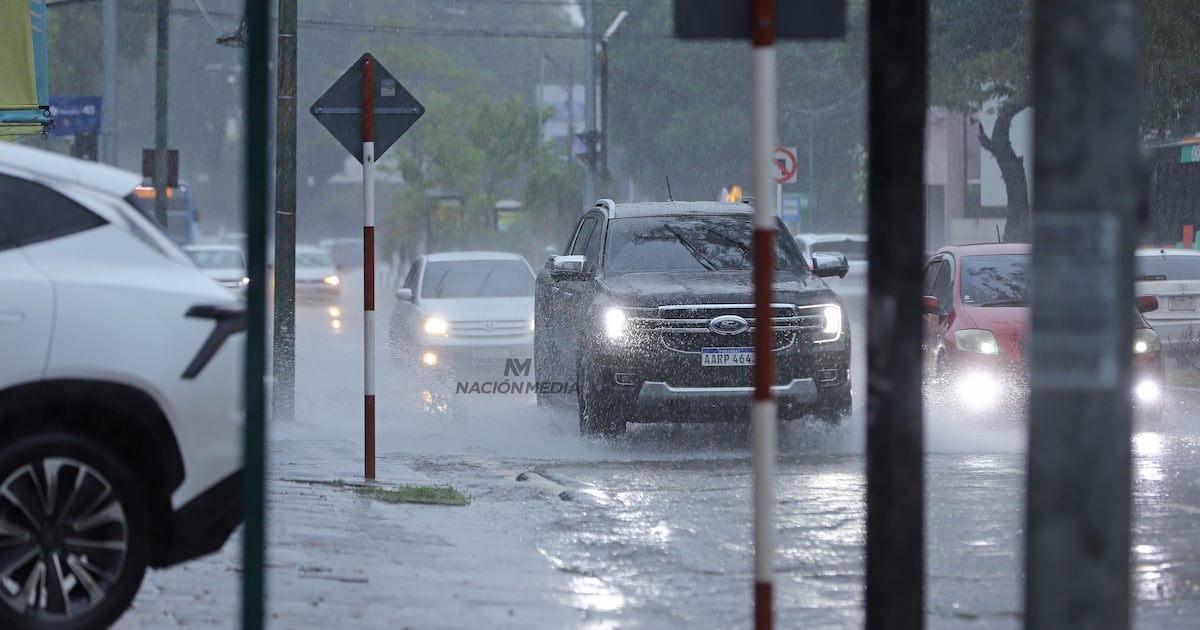 Dirección de Meteorología emite alerta por sistema de tormentas en Asunción y 13 departamentos