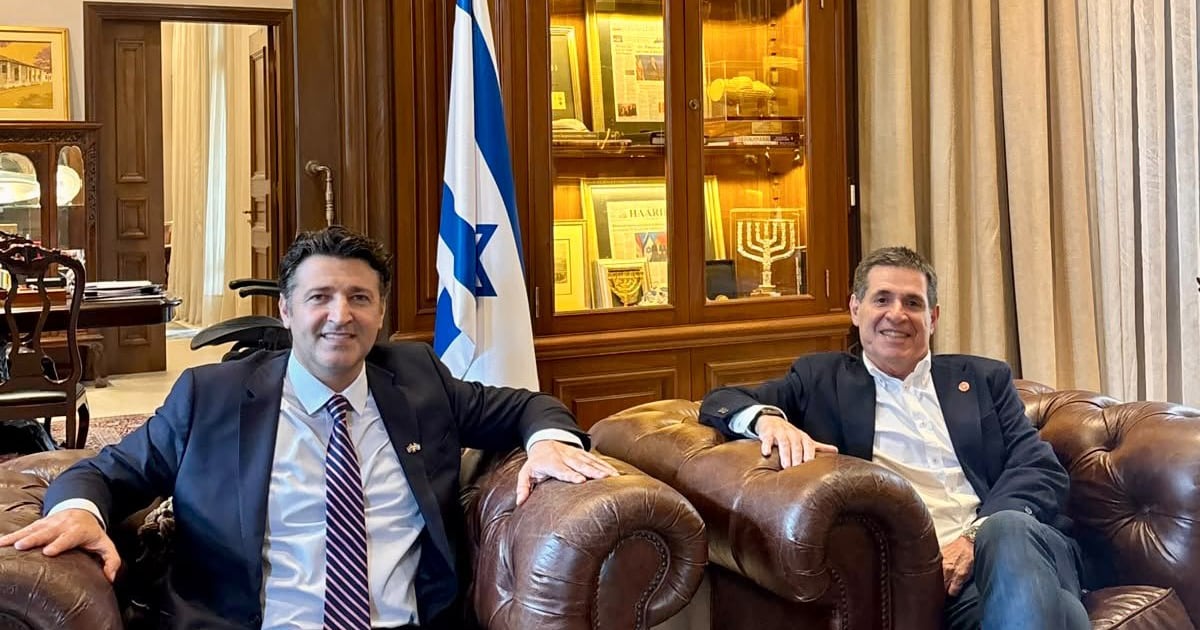 Horacio Cartes reafirma vínculos de amistad con Israel tras encuentro con embajador Amit Mekel