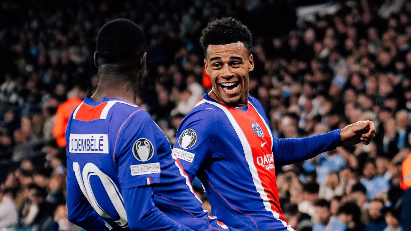 El PSG impresiona, golea y resiste en Mánchester
