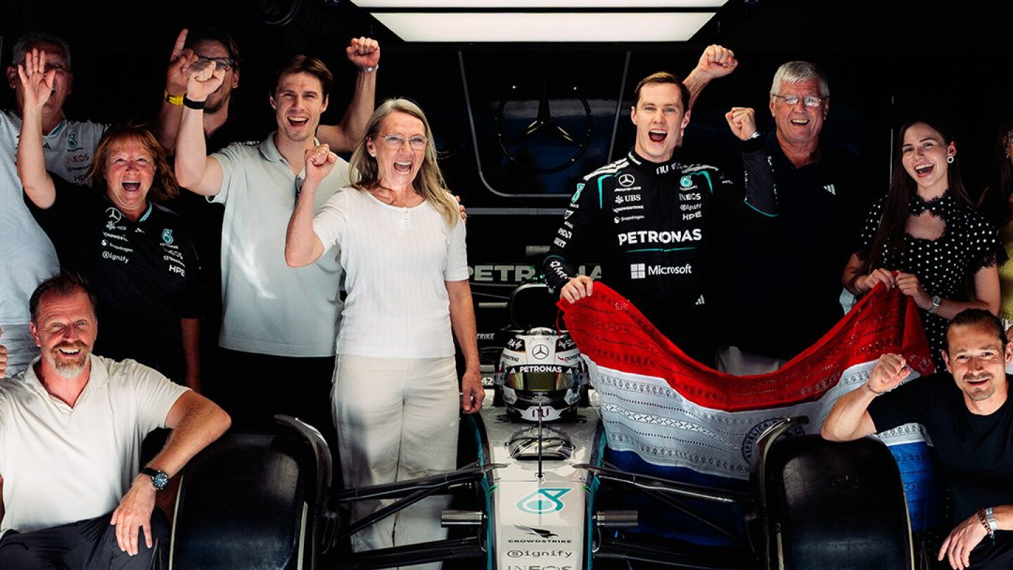 Mercedes destaca el histórico momento de Joshua Duerksen