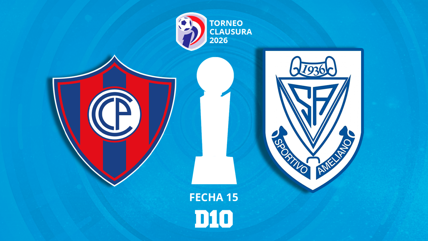 Cerro Porteño vs. Sportivo Ameliano: Paso a paso