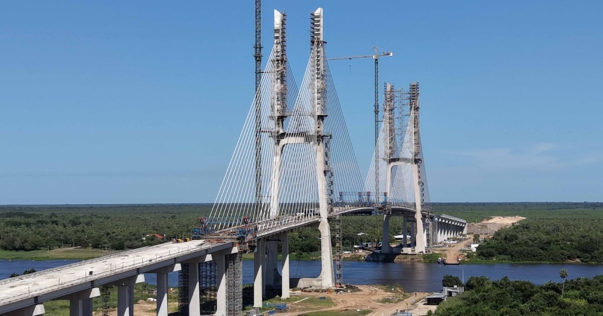 Puente de la Bioceánica avanza hacia su culminación con recursos de Itaipú