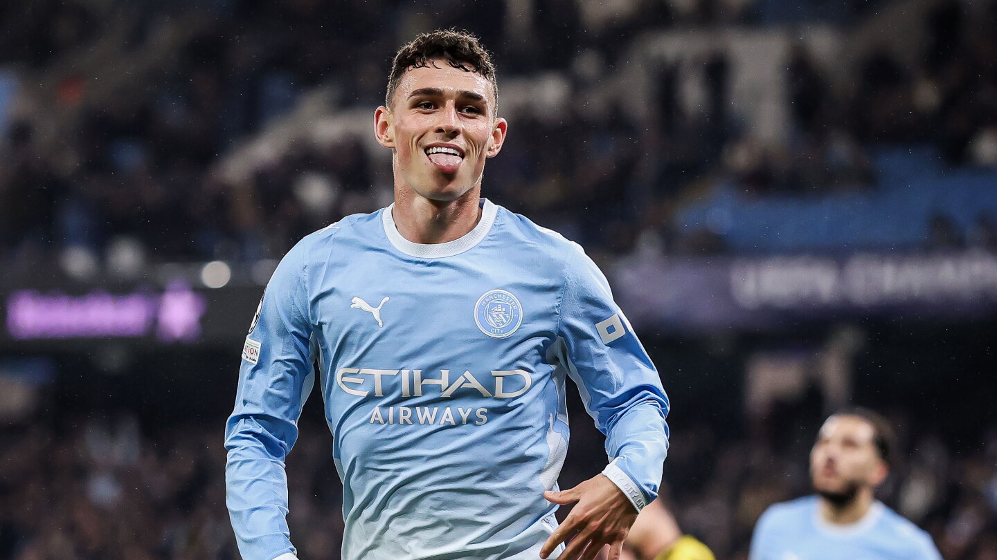Foden se viste de goleador y firma un hat-trick