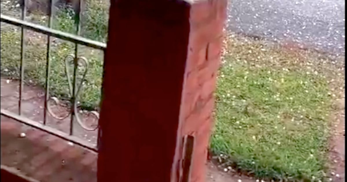 Hubo tormentas y granizo en el interior y hay alerta en Asunción