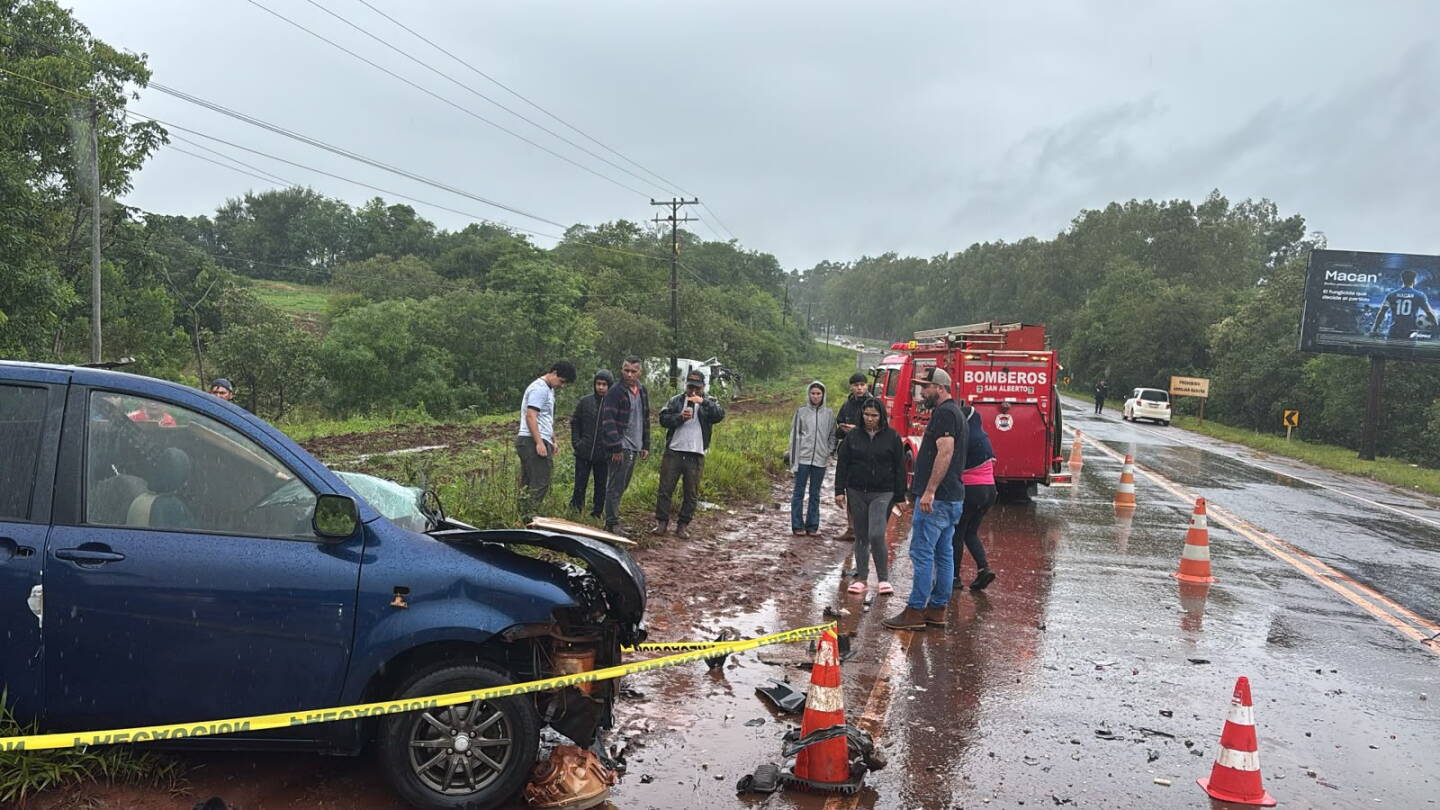 Video: Choque frontal en la ruta PY07 deja un fallecido y cuatro heridos de gravedad
