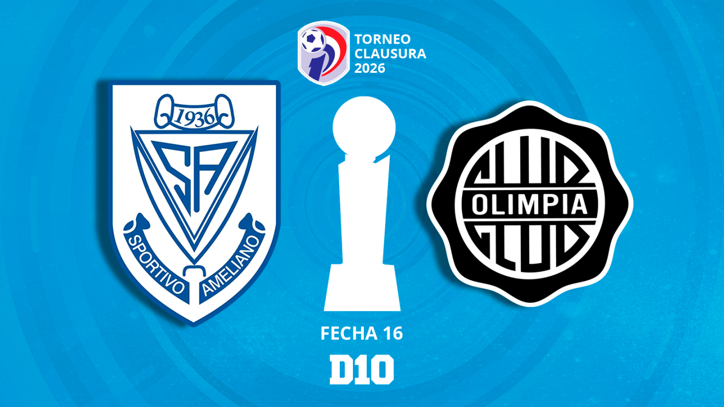 Sportivo Ameliano vs. Olimpia: Paso a paso