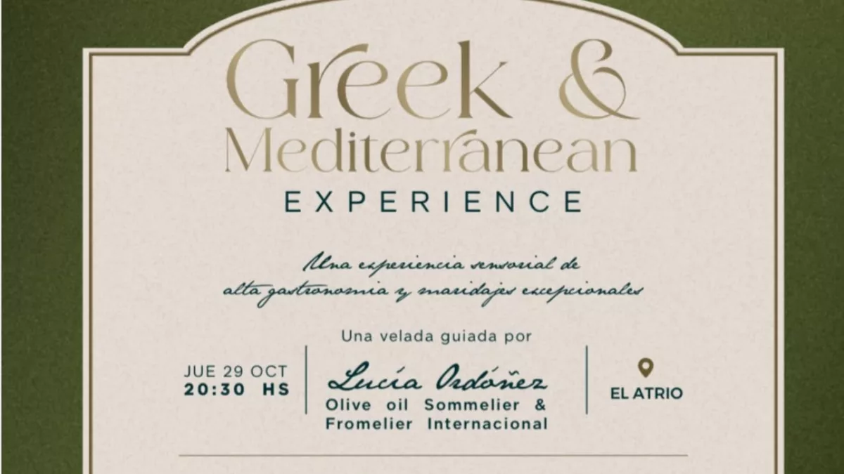 Greek & Mediterranean Experience, una noche de alta gastronomía en cuatro tiempos