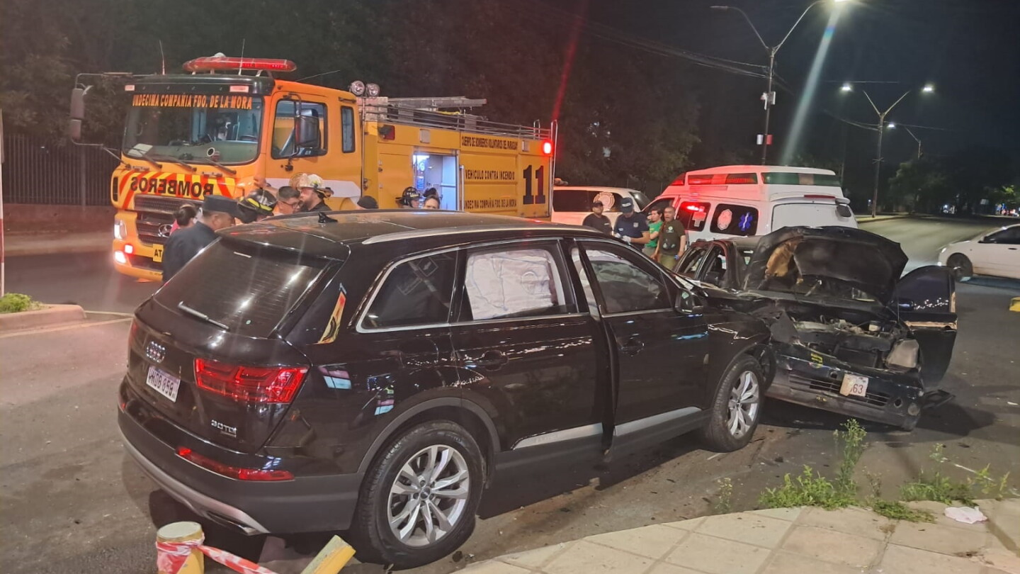 San Lorenzo: Un muerto y dos heridos tras violento choque provocado por un conductor ebrio